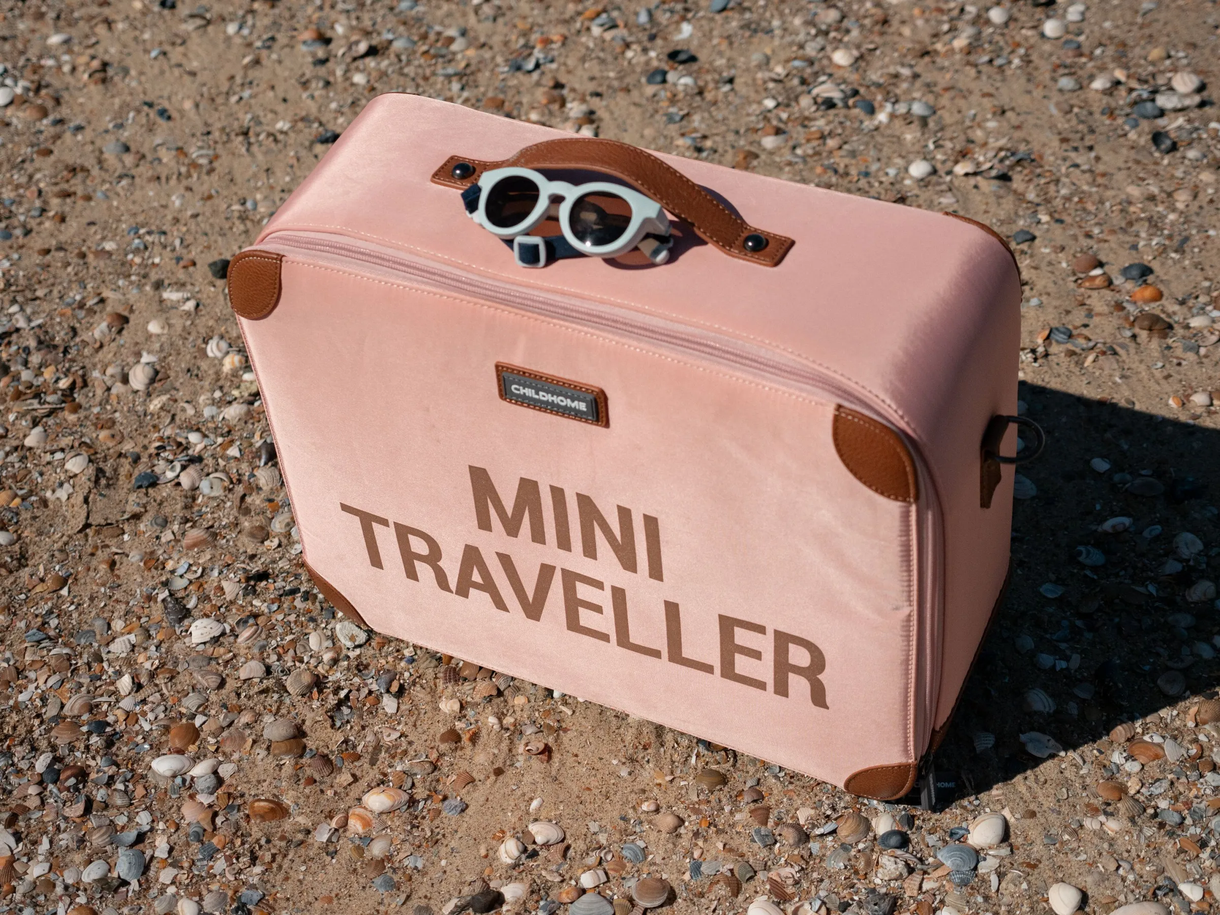 Childhome Kids Bags|Kids Bags-Mini Traveller Valise Enfant - Rose Cuivre