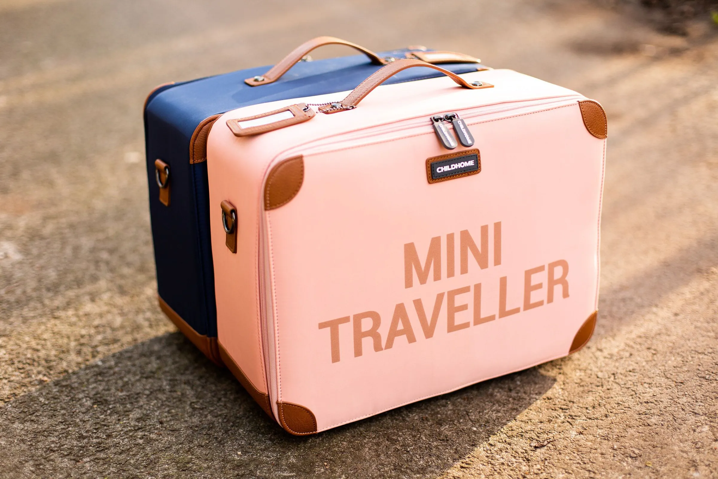 Childhome Kids Bags|Kids Bags-Mini Traveller Valise Enfant - Rose Cuivre