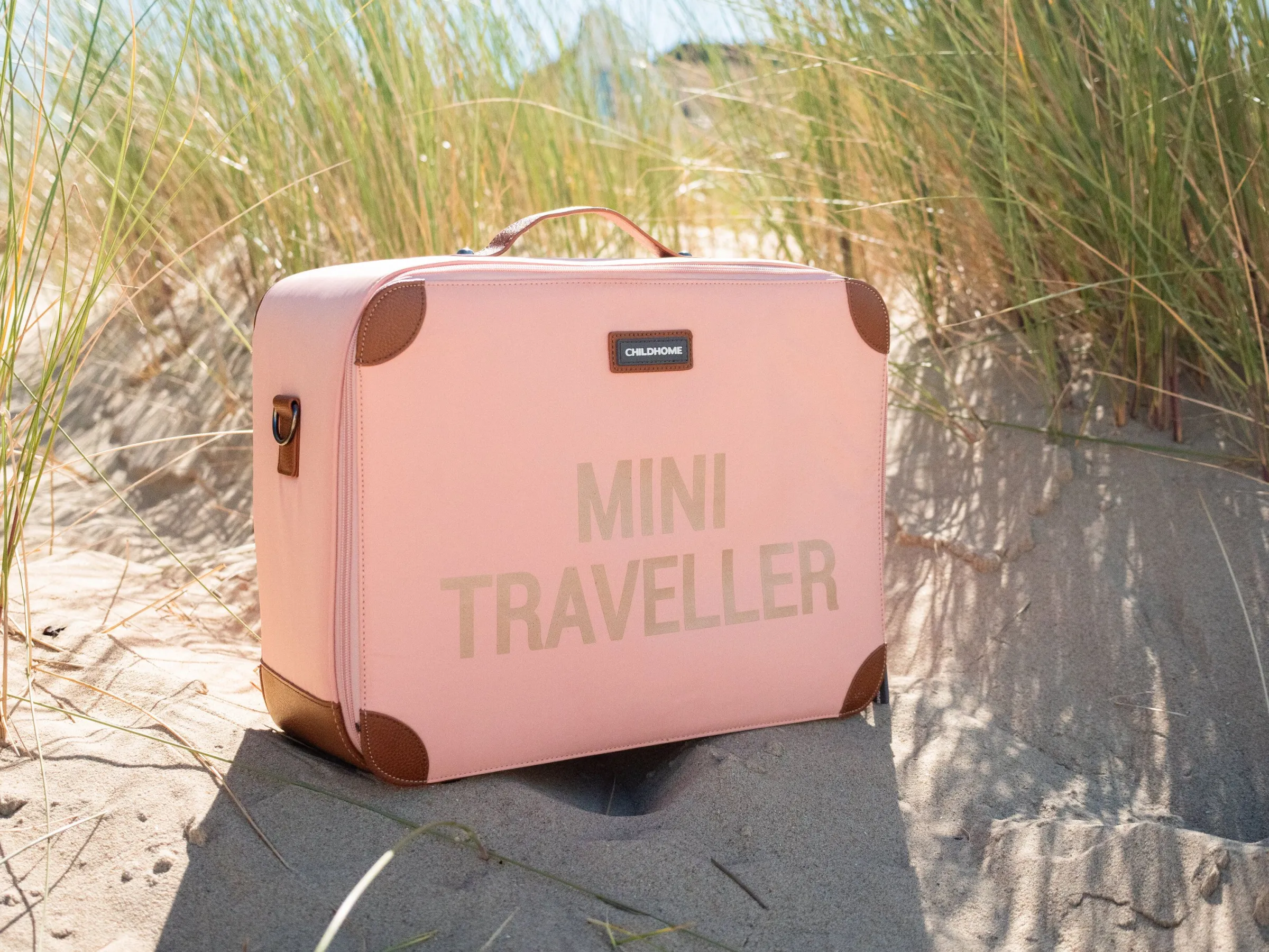 Childhome Kids Bags|Kids Bags-Mini Traveller Valise Enfant - Rose Cuivre