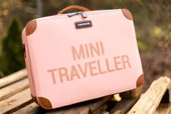 Childhome Kids Bags|Kids Bags-Mini Traveller Valise Enfant - Rose Cuivre