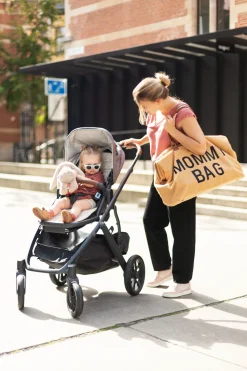 Childhome Mommy Bag ®|Mommy Bag ®-Mommy Bag ® Sac A Langer - Teddy Brun
