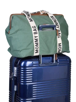 Childhome Signature Collection|Mommy Bag ®-Mommy Bag ® Sac A Langer - Signature - Toile - Vert