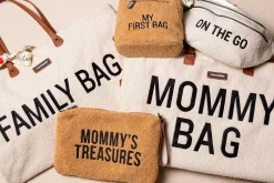 Childhome Mommy Bag ®|Mommy Bag ®-Mommy Bag ® Sac A Langer - Teddy Ecru
