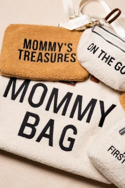 Childhome Mommy Bag ®|Mommy Bag ®-Mommy Bag ® Sac A Langer - Teddy Ecru