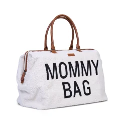 Childhome Mommy Bag ®|Mommy Bag ®-Mommy Bag ® Sac A Langer - Teddy Ecru