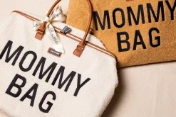 Childhome Mommy Bag ®|Mommy Bag ®-Mommy Bag ® Sac A Langer - Teddy Ecru