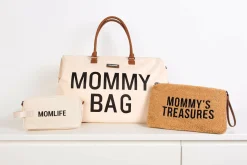 Childhome Mommy Bag ®|Mommy Bag ®-Mommy Bag ® Sac A Langer - Ecru Noir