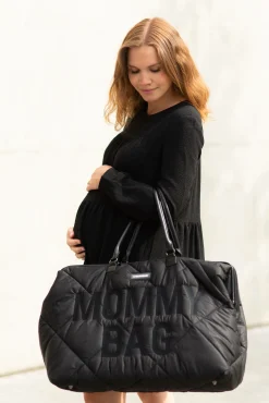 Childhome Mommy Bag ®|Mommy Bag ®-Mommy Bag ® Sac A Langer - Matelassé - Noir