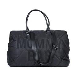 Childhome Mommy Bag ®|Mommy Bag ®-Mommy Bag ® Sac A Langer - Matelassé - Noir