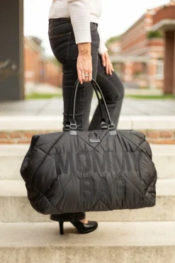 Childhome Mommy Bag ®|Mommy Bag ®-Mommy Bag ® Sac A Langer - Matelassé - Noir
