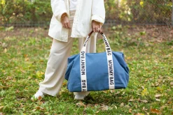 Childhome Signature Collection|Mommy Bag ®-Mommy Bag ® Sac A Langer - Signature - Toile - Indigo
