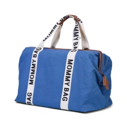 Childhome Signature Collection|Mommy Bag ®-Mommy Bag ® Sac A Langer - Signature - Toile - Indigo
