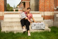 Childhome Mommy Bag ®|Mommy Bag ®-Mommy Bag ® Sac A Langer - Canvas - Gris