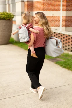Childhome Mommy Bag ®|Mommy Bag ®-Mommy Bag ® Sac A Langer - Canvas - Gris