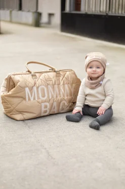 Childhome Mommy Bag ®|Mommy Bag ®-Mommy Bag ® Sac A Langer - Matelassé - Beige