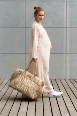 Childhome Mommy Bag ®|Mommy Bag ®-Mommy Bag ® Sac A Langer - Matelassé - Beige