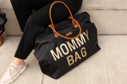 Childhome Mommy Bag ®|Mommy Bag ®-Mommy Bag ® Sac A Langer - Noir Or