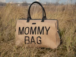 Childhome Mommy Bag ®|Mommy Bag ®-Mommy Bag ® Sac A Langer - Raffia look