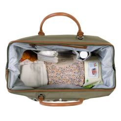 Childhome Mommy Bag ®|Mommy Bag ®-Mommy Bag ® Sac A Langer - Toile - Kaki