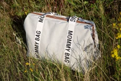 Childhome Signature Collection|Mommy Bag ®-Mommy Bag ® Sac A Langer – Signature - Toile - Ecru
