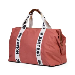 Childhome Signature Collection|Mommy Bag ®-Mommy Bag ® Sac A Langer – Signature - Toile - Terracotta