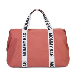 Childhome Signature Collection|Mommy Bag ®-Mommy Bag ® Sac A Langer – Signature - Toile - Terracotta