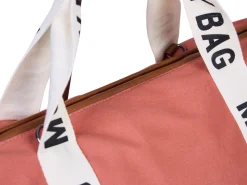 Childhome Signature Collection|Mommy Bag ®-Mommy Bag ® Sac A Langer – Signature - Toile - Terracotta