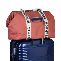 Childhome Signature Collection|Mommy Bag ®-Mommy Bag ® Sac A Langer – Signature - Toile - Terracotta