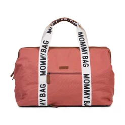 Childhome Signature Collection|Mommy Bag ®-Mommy Bag ® Sac A Langer – Signature - Toile - Terracotta