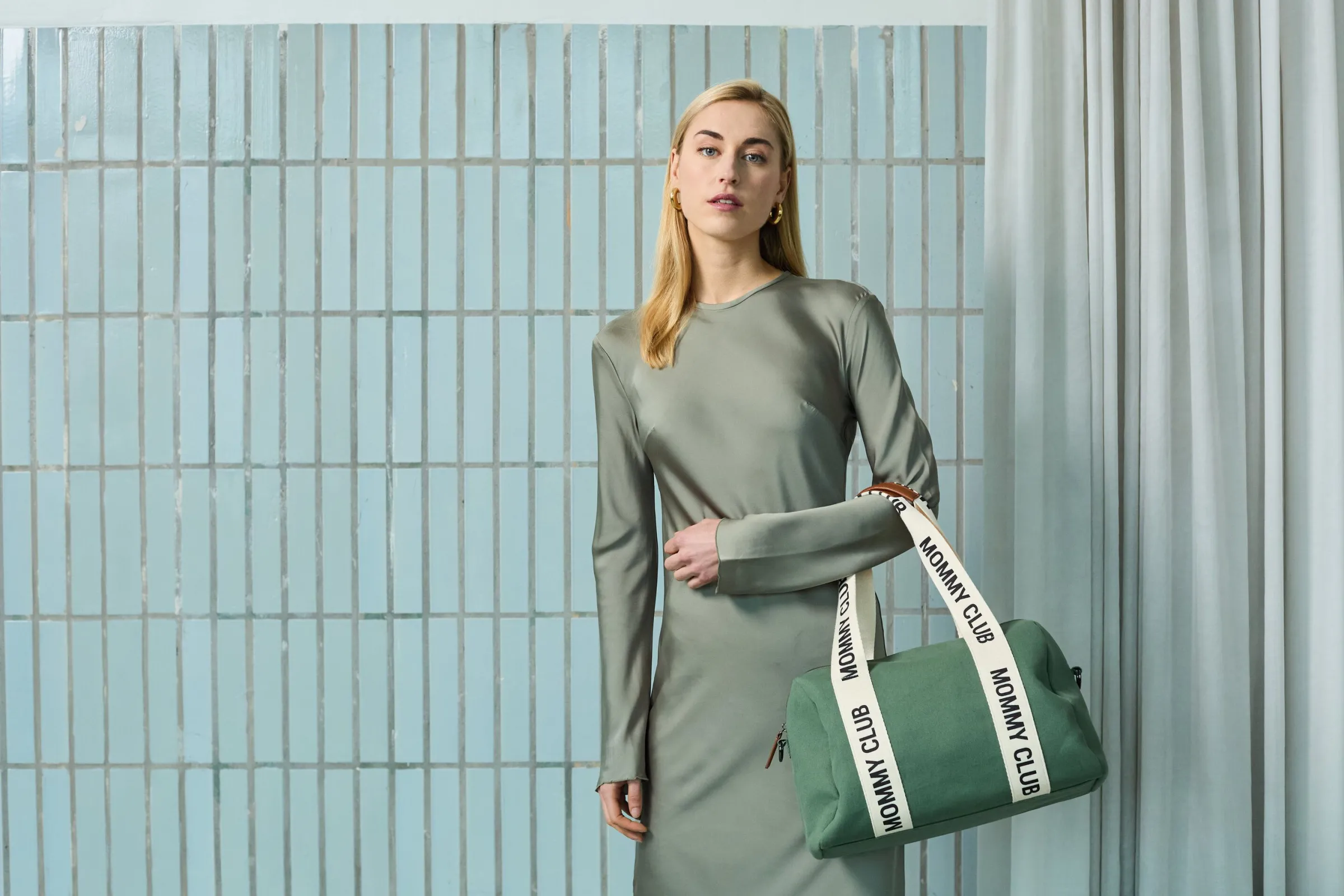 Childhome Signature Collection|Mommy Club-Mommy Club Sac à Langer - Signature - Vert