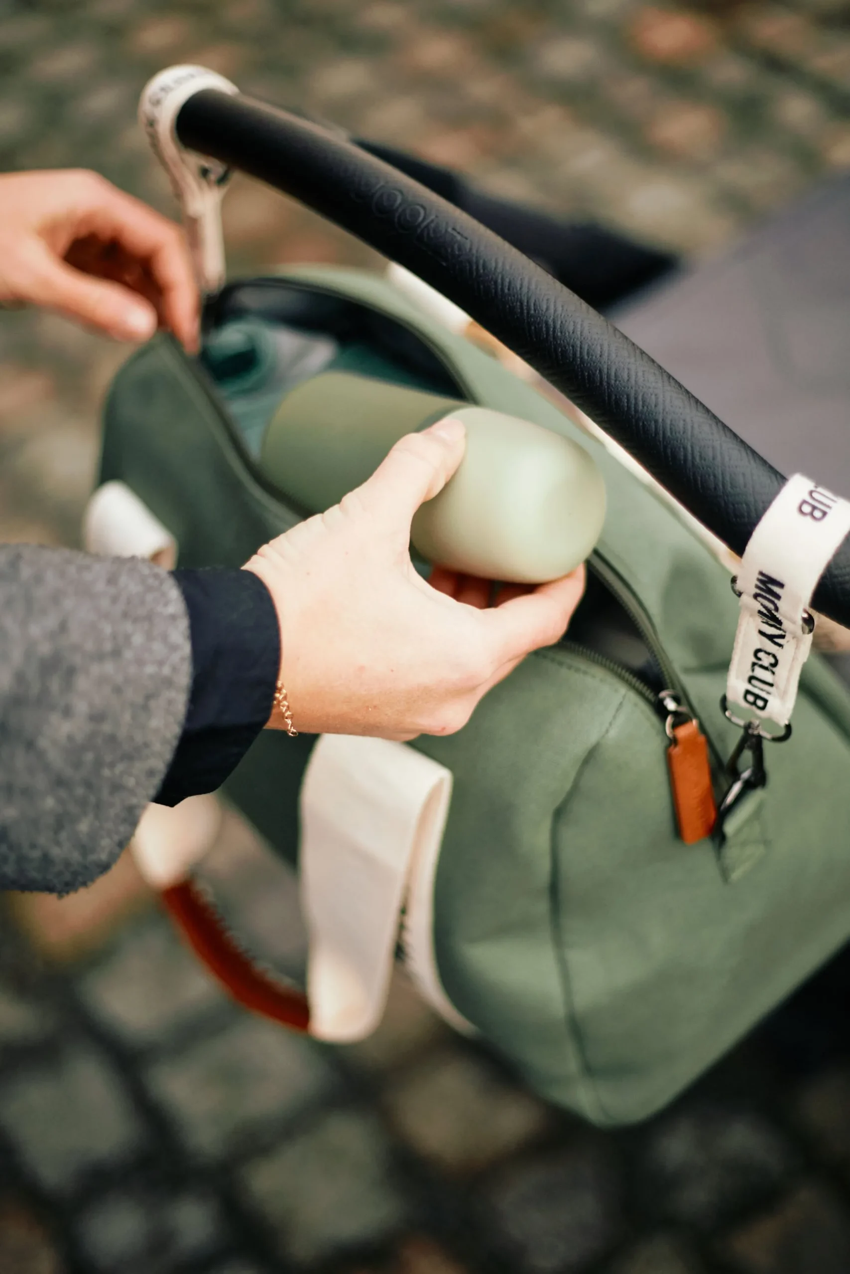 Childhome Signature Collection|Mommy Club-Mommy Club Sac à Langer - Signature - Vert