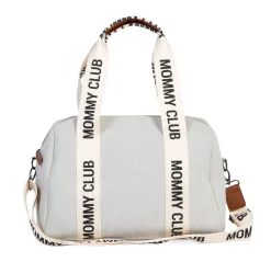 Childhome Signature Collection|Mommy Club-Mommy Club Sac à Langer - Signature - Canvas - Off White