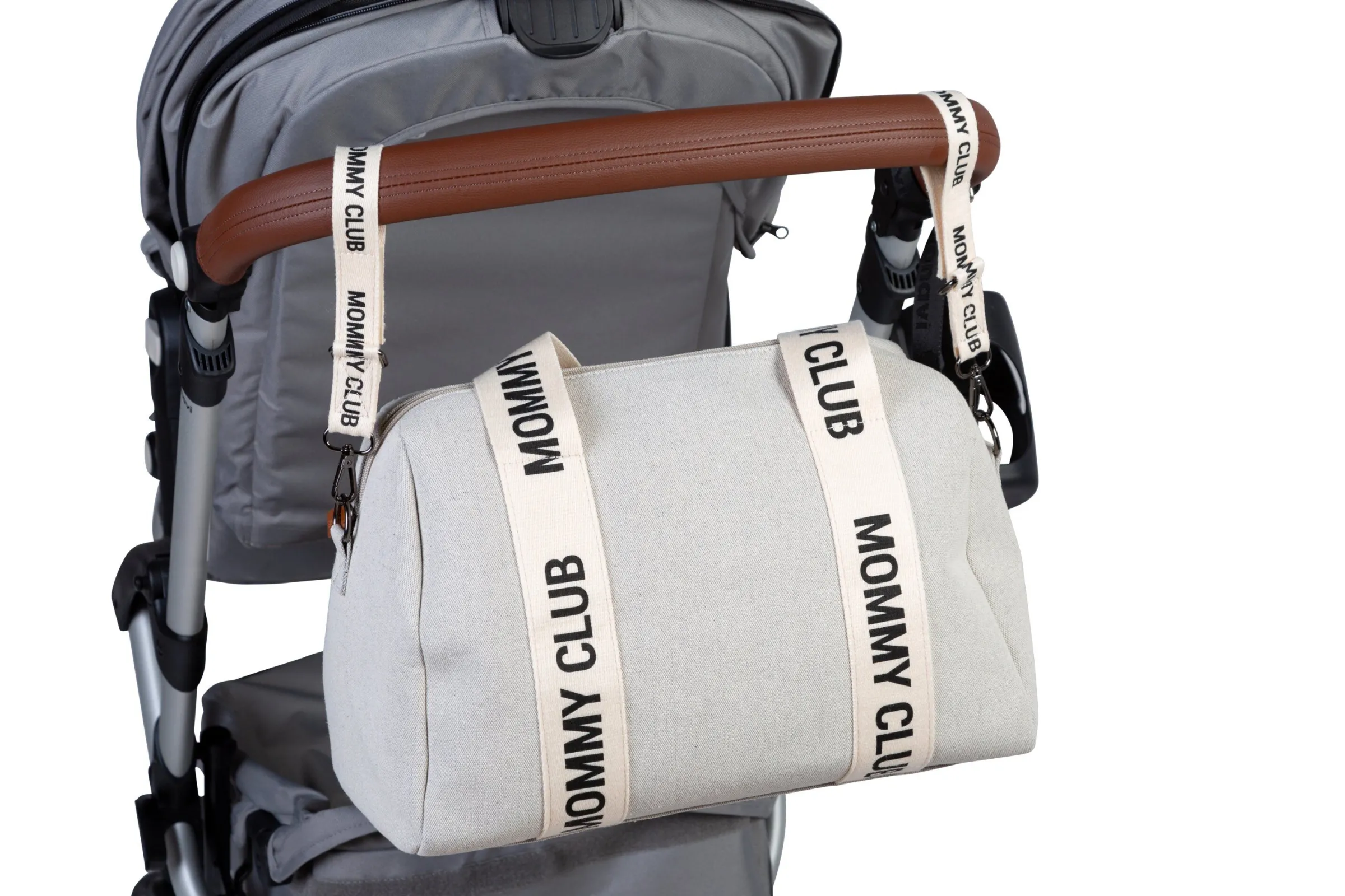 Childhome Signature Collection|Mommy Club-Mommy Club Sac à Langer - Signature - Canvas - Off White