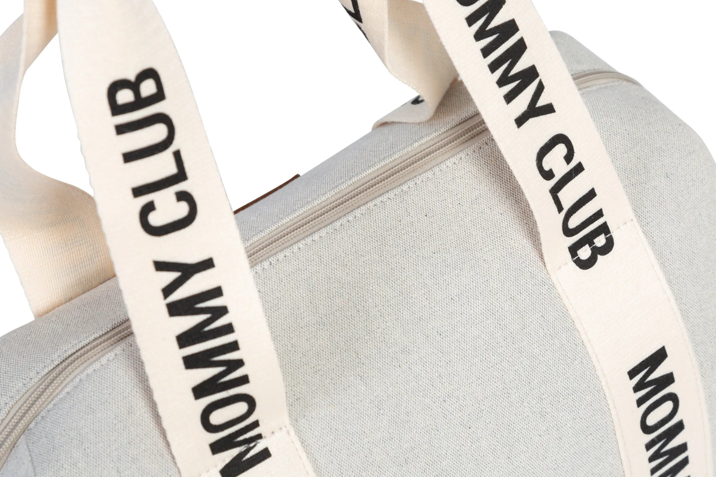 Childhome Signature Collection|Mommy Club-Mommy Club Sac à Langer - Signature - Canvas - Off White