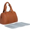 Childhome Signature Collection|Mommy Club-Mommy Club Sac à Langer - Signature - Cuir Vegan - Brun
