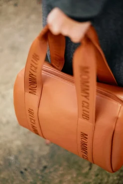 Childhome Signature Collection|Mommy Club-Mommy Club Sac à Langer - Signature - Cuir Vegan - Brun