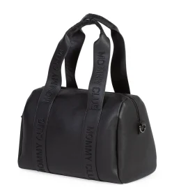 Childhome Signature Collection|Mommy Club-Mommy Club Sac à Langer - Signature - Simili - Noir