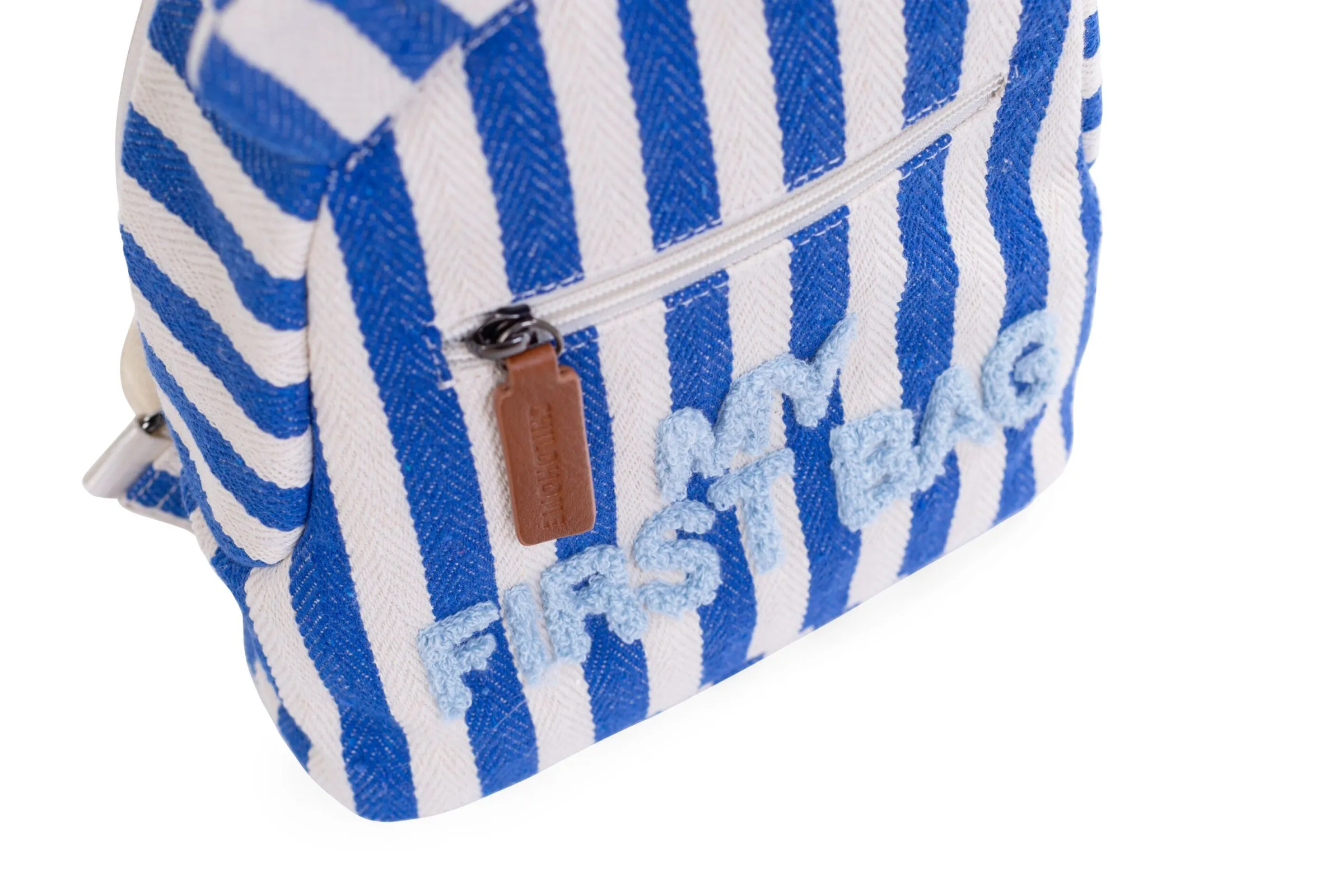 Childhome Kids Bags|Kids Bags-My First Bag Sac a dos Enfant - Rayures - Bleu Electrique