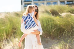 Childhome Kids Bags|Kids Bags-My First Bag Sac a dos Enfant - Rayures - Bleu Electrique