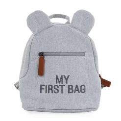 Childhome Kids Bags|Kids Bags-My First Bag Sac A Dos Pour Enfants - Canvas - Gris