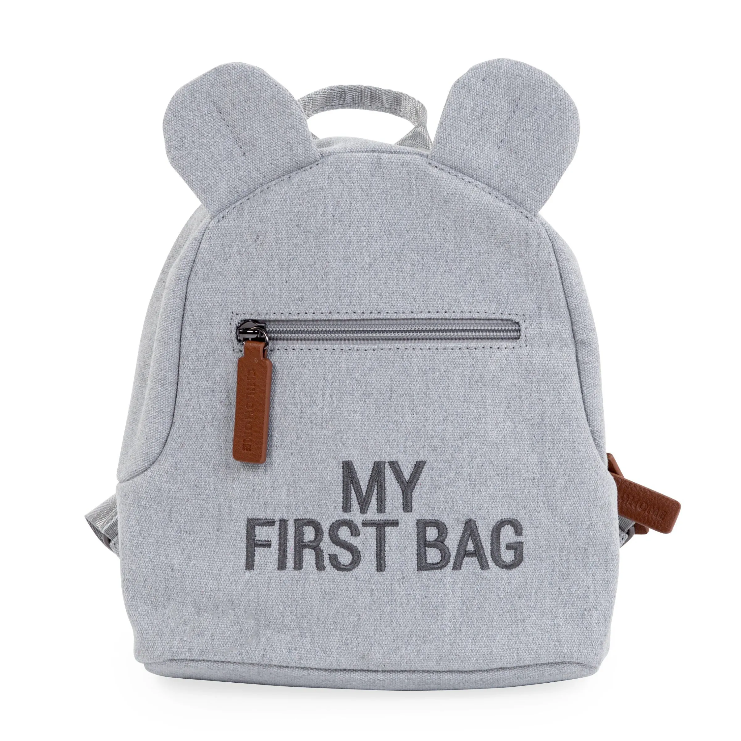 Childhome Kids Bags|Kids Bags-My First Bag Sac A Dos Pour Enfants - Canvas - Gris