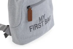 Childhome Kids Bags|Kids Bags-My First Bag Sac A Dos Pour Enfants - Canvas - Gris