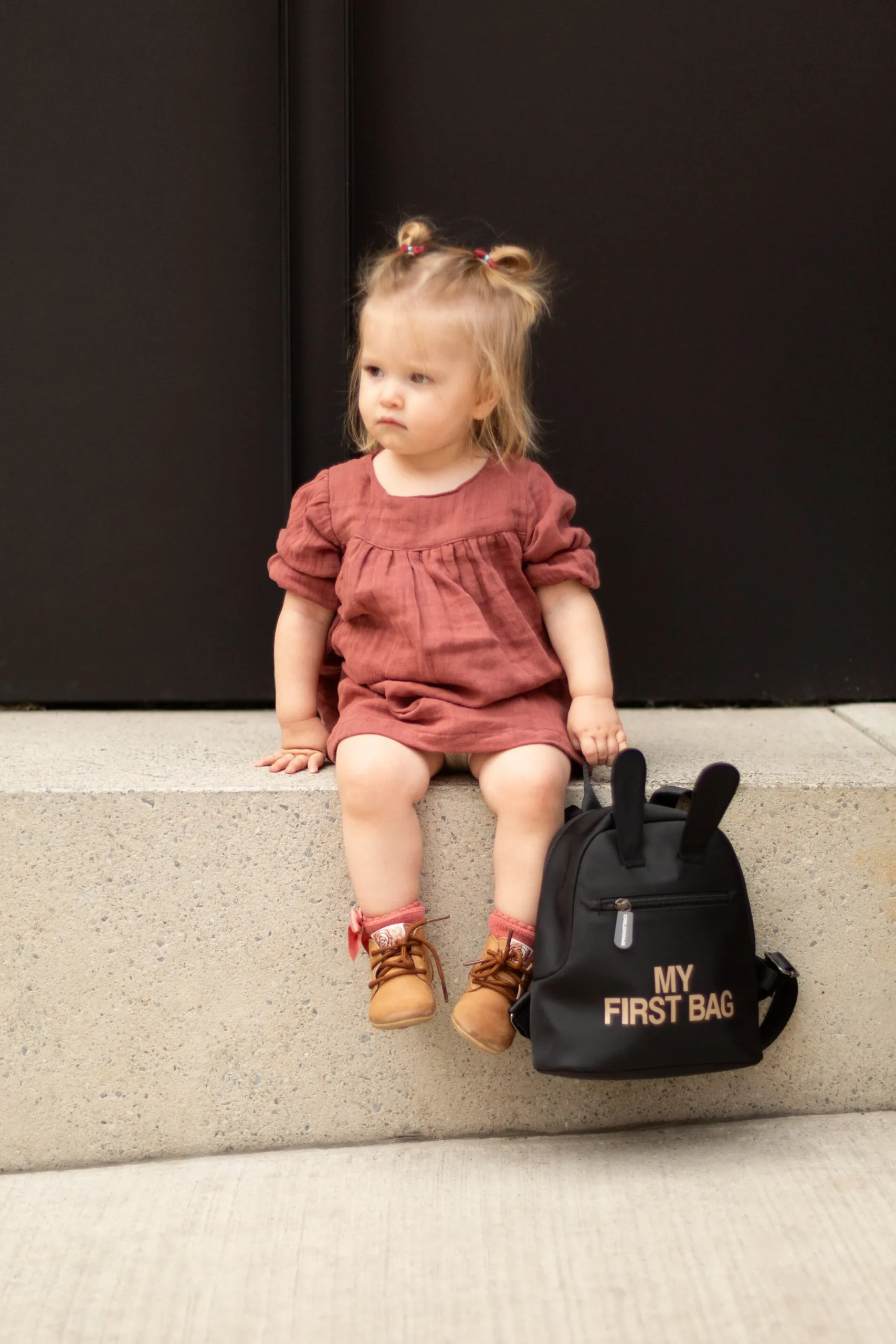 Childhome Kids Bags|Kids Bags-My First Bag Sac A Dos Pour Enfants - Noir