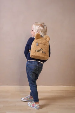 Childhome Kids Bags|Kids Bags-My First Bag Sac A Dos Pour Enfants - Teddy Brun