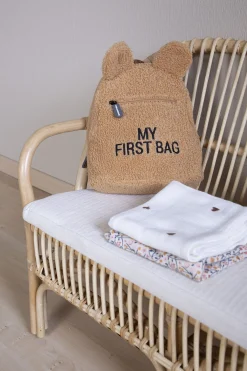 Childhome Kids Bags|Kids Bags-My First Bag Sac A Dos Pour Enfants - Teddy Brun