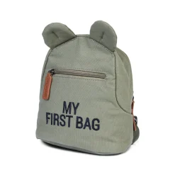 Childhome Kids Bags|Kids Bags-My First Bag Sac A Dos Pour Enfants - Toile - Kaki