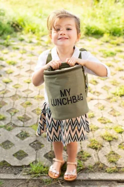 Childhome Kids Bags|Kids Bags-My Lunchbag - Avec Doublure Isolante - Toile - Kaki