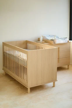 Childhome Nordica|Lits D'enfant Et De Bébé-Nordica Natural - Lit Evolutif - 70x140 Cm + Slats