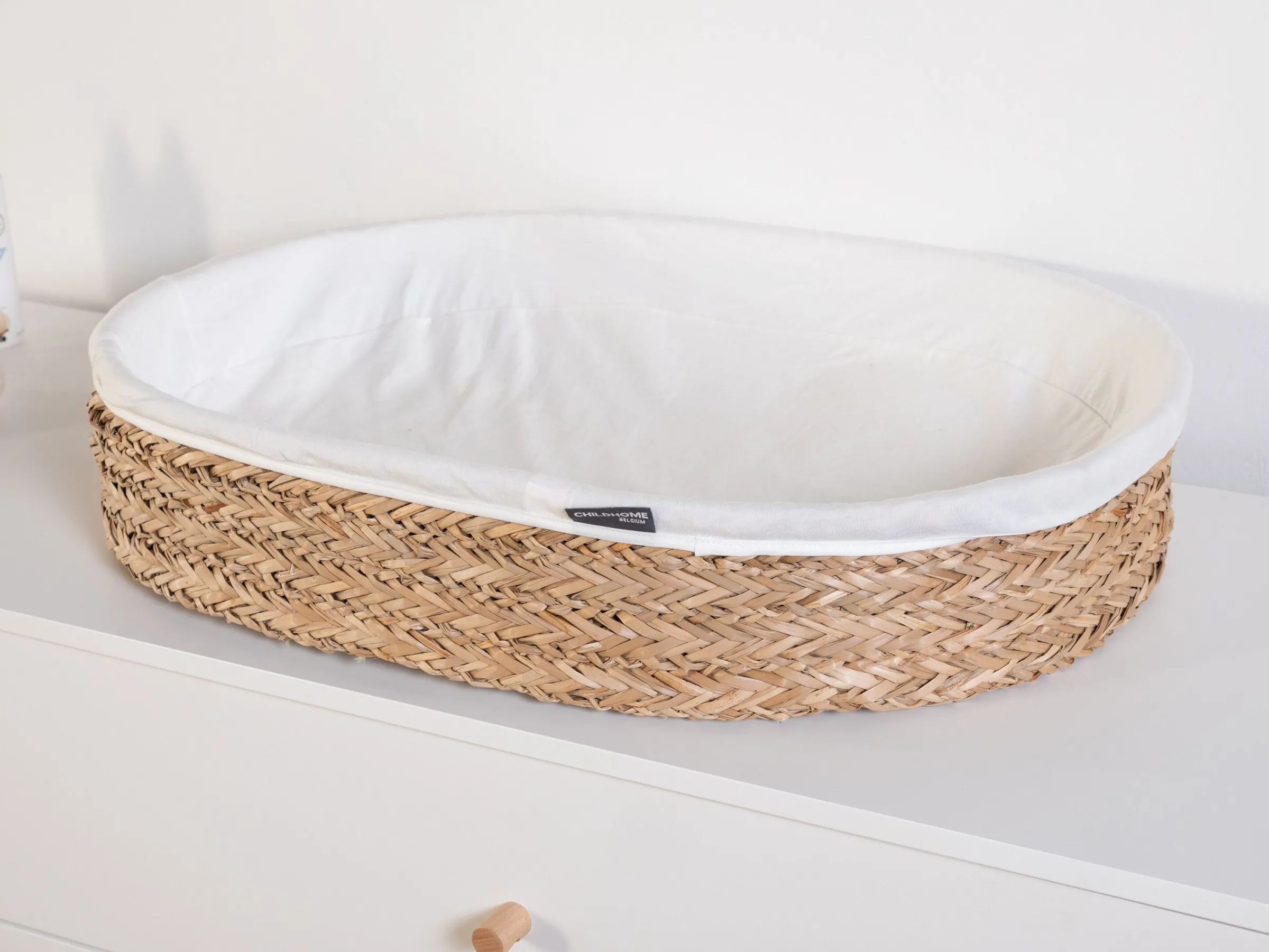 Childhome Couffins Moise-Panier à langer 70x50cm Jonc de mer