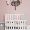 Childhome Paniers De Rangement-Panier De Rangement - 32x32x60 Cm - Toile - Gris Rayures